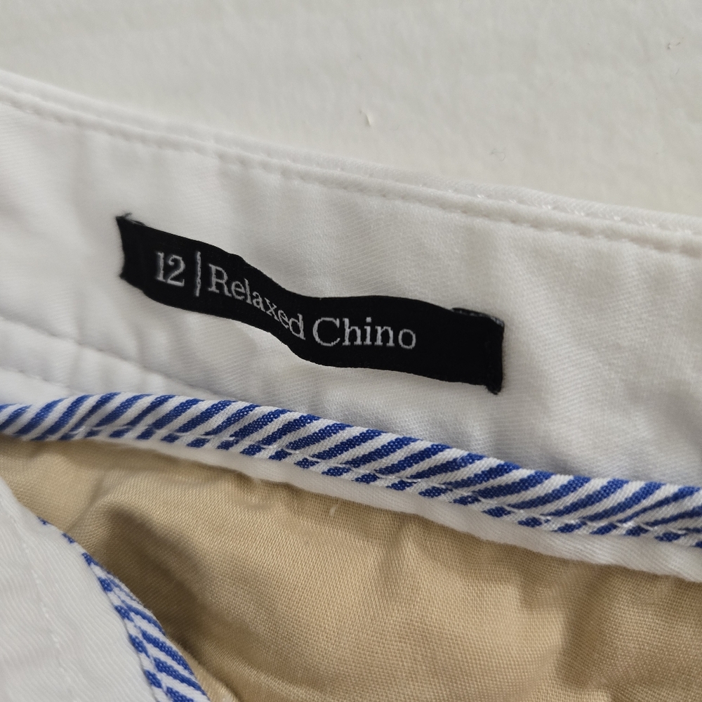 Talbots Pineapple Print  Relaxed Chinos - Picture 9 of 10